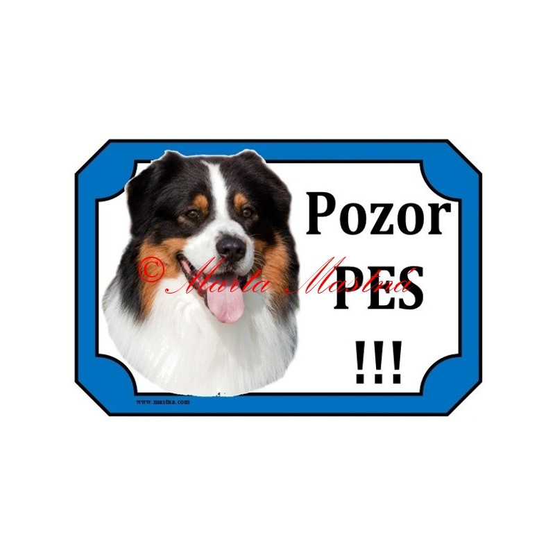 Tabulka australský ovčák