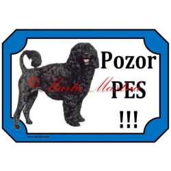 Tabulka portugalský vodní pes