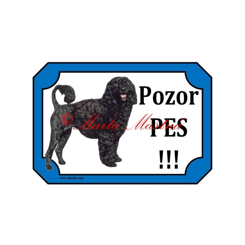 Tabulka portugalský vodní pes