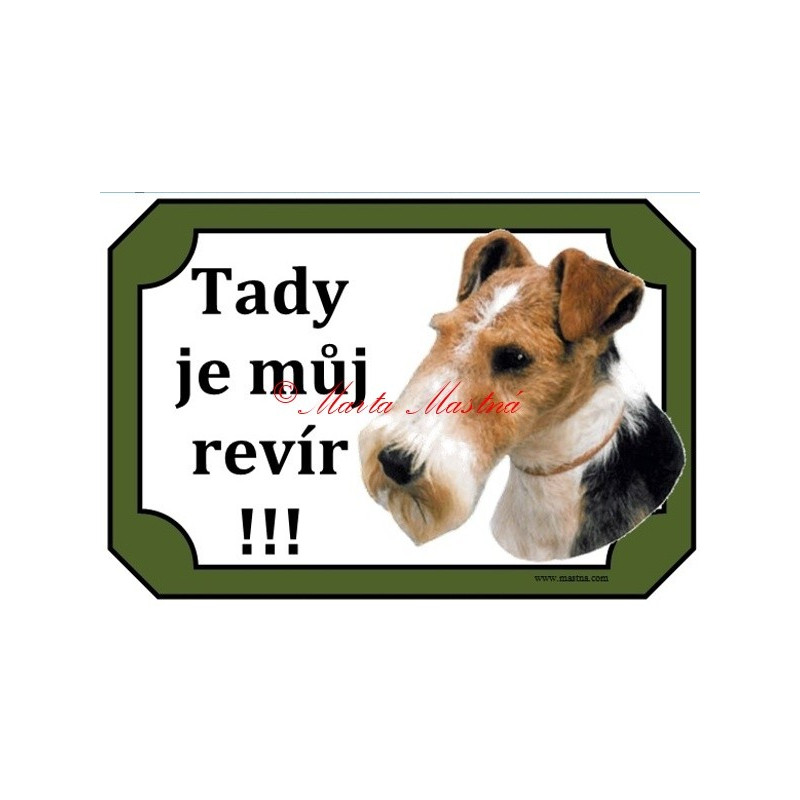 Tabulka foxteriér hrubosrstý