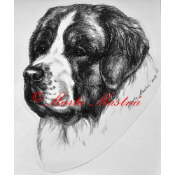 Samolepka moskevský strážní pes