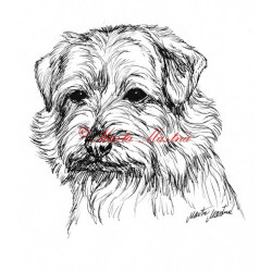 Samolepka norfolk teriér