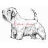 Samolepka sealyham teriér