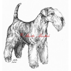 Samolepka lakeland teriér