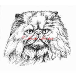 Samolepka kočka perská