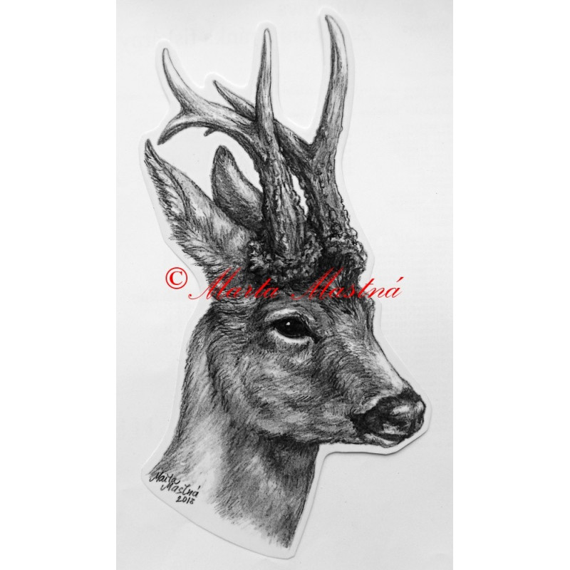Samolepka srnec
