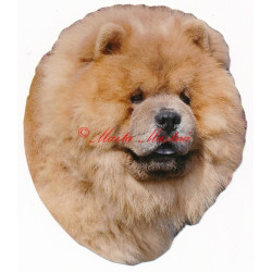 Samolepka čaučau, chow chow