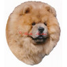 Samolepka čaučau, chow chow