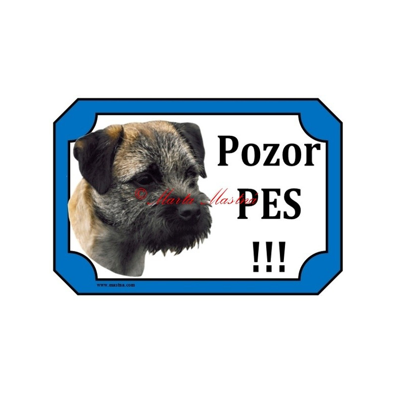 Tabulka border teriér