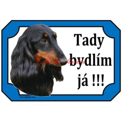 Tabulka jezevčík dlouhosrstý