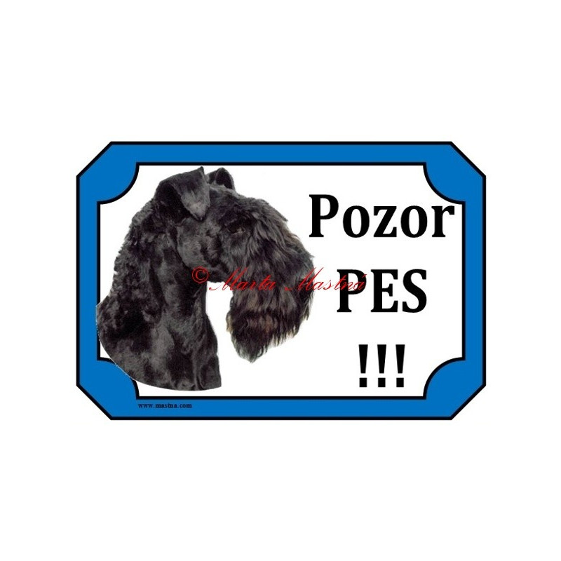 Tabulka kerry blue teriér