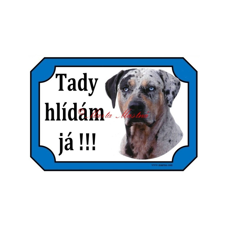 Tabulka catahoula louisiana leopard dog