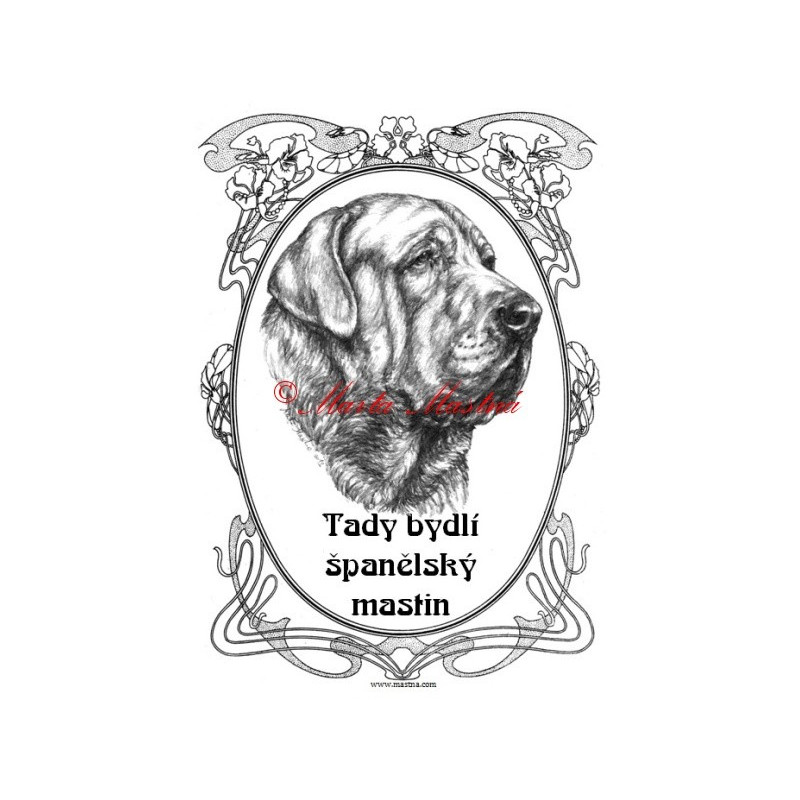 Tabulka španělský mastin