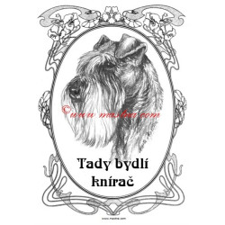 Tabulka knírač pepř a sůl