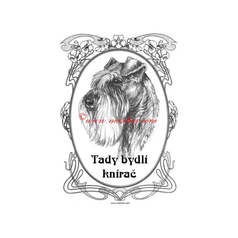 Tabulka knírač pepř a sůl