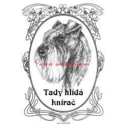 Tabulka knírač pepř a sůl