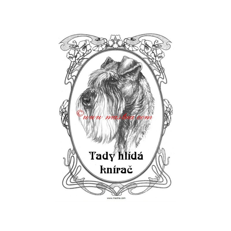 Tabulka knírač pepř a sůl