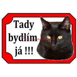 Tabulka kočka černá