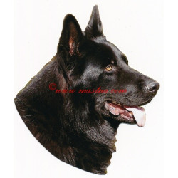 Samolepka německý ovčák dlouhosrstý