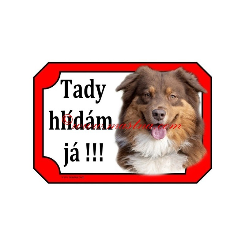 Tabulka australský ovčák