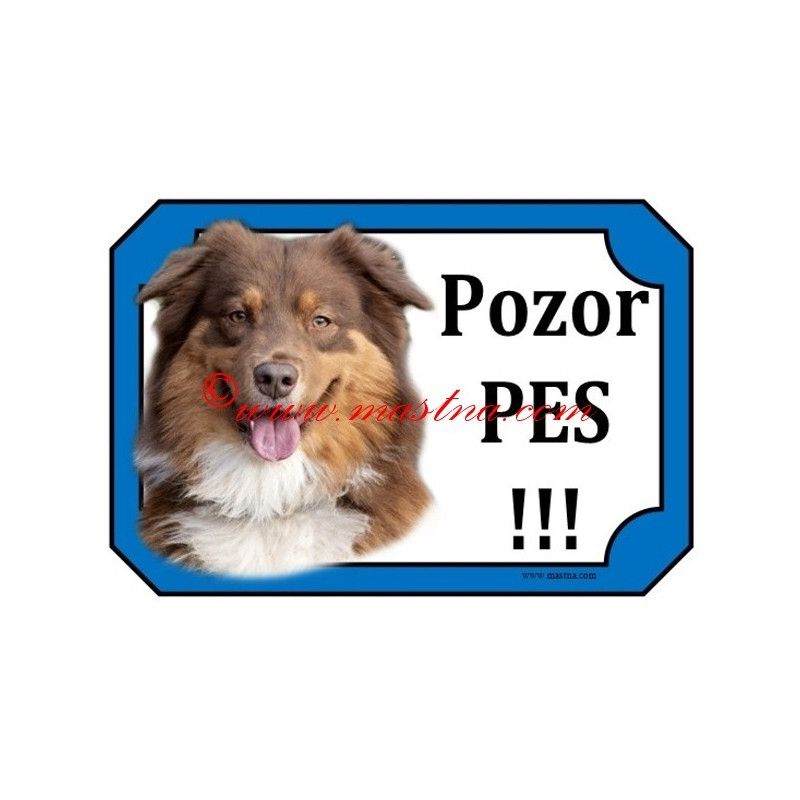 Tabulka australský ovčák