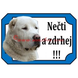 Tabulka středoasijský pastevecký pes, asiat