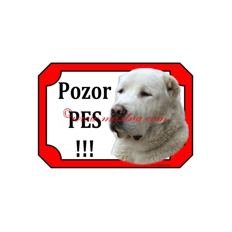 Tabulka středoasijský pastevecký pes