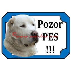 Tabulka středoasijský pastevecký pes, asiat