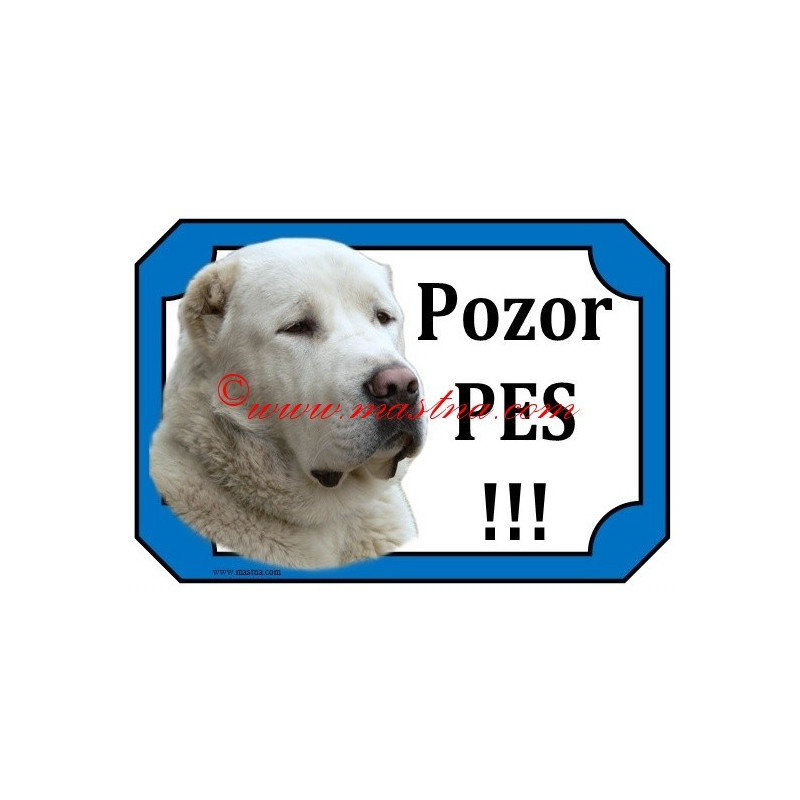 Tabulka středoasijský pastevecký pes, asiat