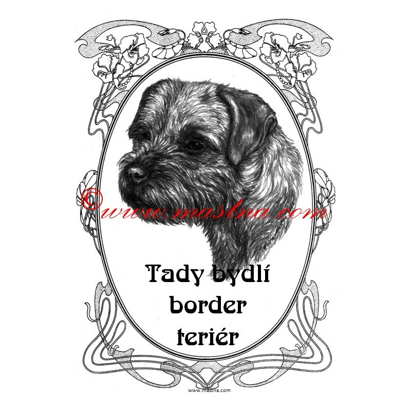 Tabulka border teriér