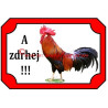 Tabulka kohout, drůbež