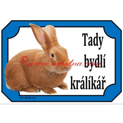 Tabulka králík burgundský
