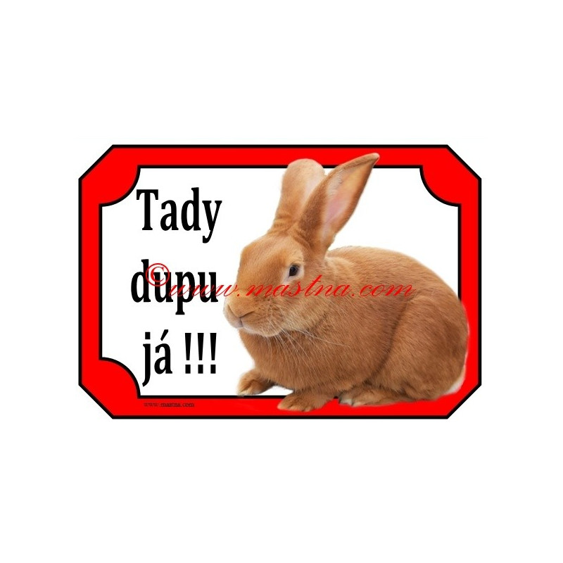 Tabulka králík burgundský