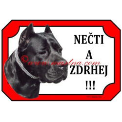 Tabulka cane corso