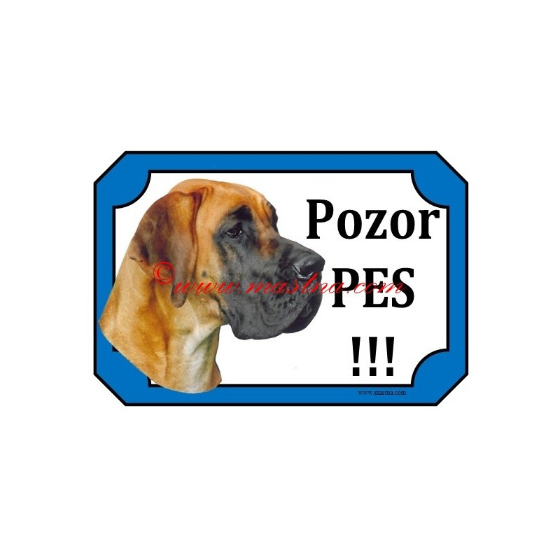 Tabulka německá doga