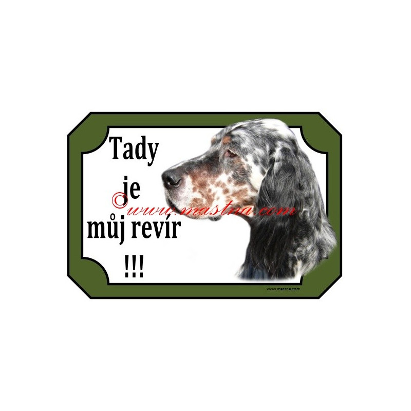 Tabulka anglický setr