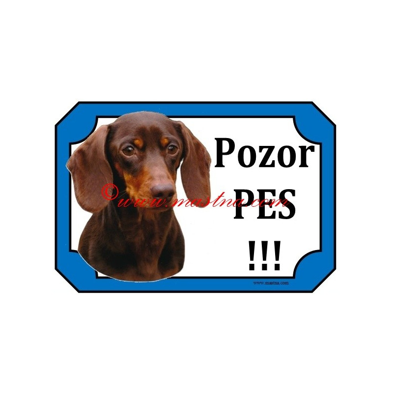 Tabulka jezevčík hladkosrstý