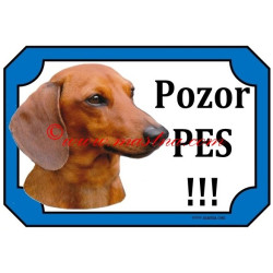 Tabulka jezevčík hladkosrstý