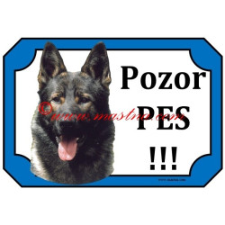 Tabulka německý ovčák vlkošedý