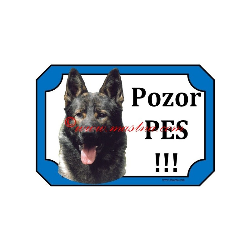 Tabulka německý ovčák vlkošedý