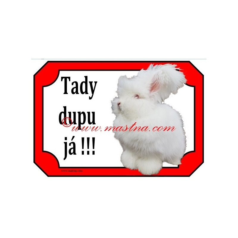 Tabulka králík angorský, angora