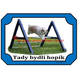 Tabulka králík, králičí hop, parkur