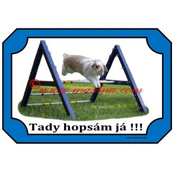 Tabulka králík, králičí hop, parkur