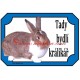 Tabulka králík meklenburský strakáč divoce zbarvený