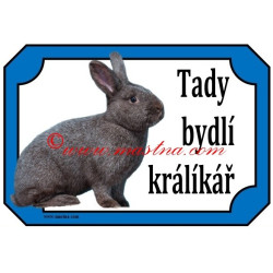 Tabulka králík stříbřitý havanovitý