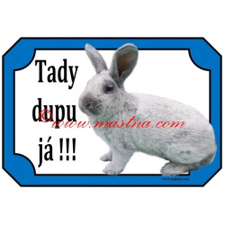 Tabulka králík velký světlý stříbřitý