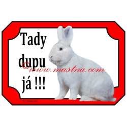 Tabulka králík vídeňský bílý