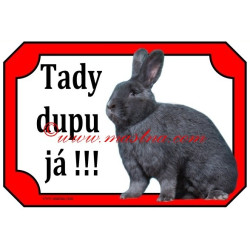 Tabulka králík vídeňský modrý