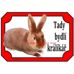 Tabulka králík saténový červený