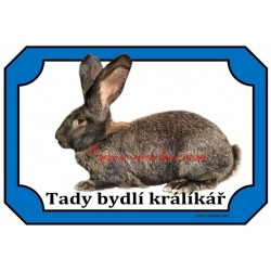 Tabulka králík belgický obr železitý
